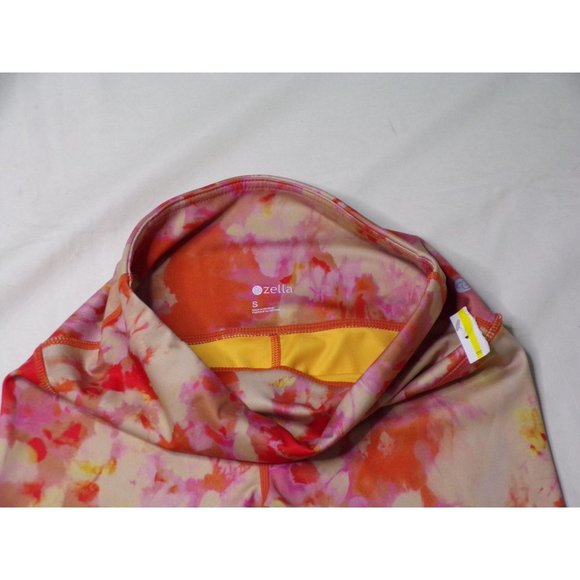 Zella High Waist Studio Lite 7/8 Leggings Orange Print Small (4-6) $65 NEW - Picture 10 of 10